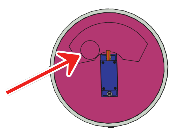 Correct hole position